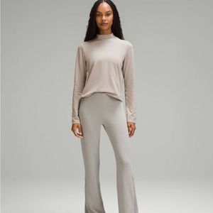 Lululemon Classic-Fit Cotton-Blend Mockneck Long-Sleeve Shirt NWOT